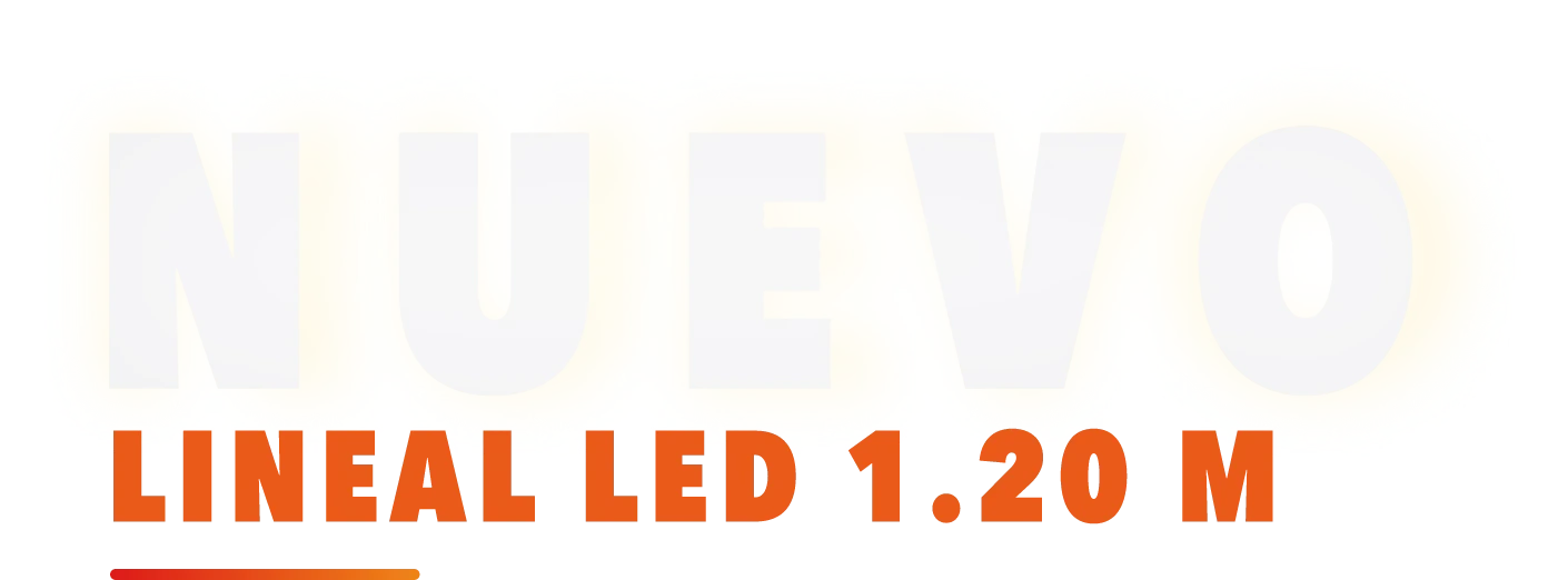 Nuevo Lineal LED 1.20 m