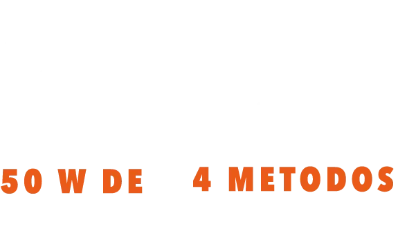50 W de Potencia y 4 Métodos de Instalación